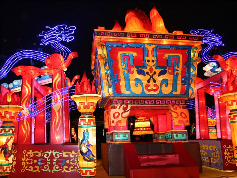 2020重慶江津鼎山公園五一燈會，開啟大型游園燈會